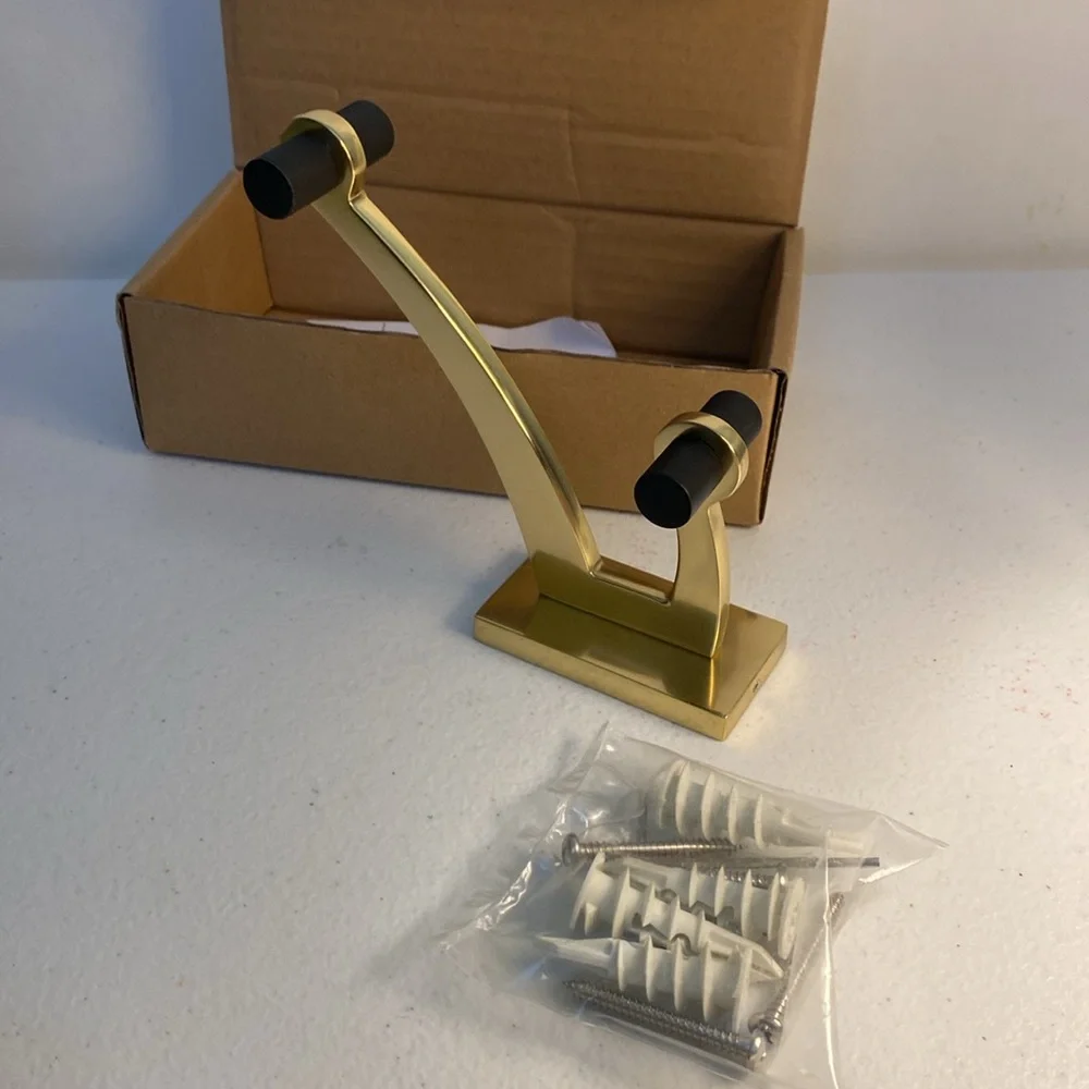 Rejuvenation Elroy Double Aged Brass Hook